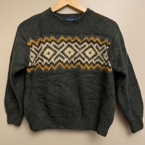 J Crew Vintage 100% Wool Knit Sweater